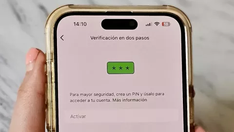PIN de 6 dígitos en WhatsApp