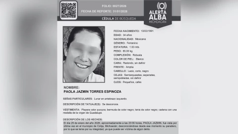 Localizan a Paola Jazmín sin vida Michoacán