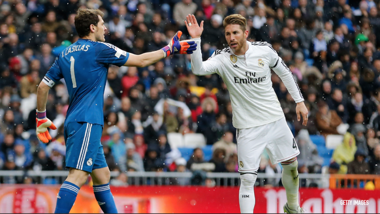 IKER CASILLAS Y SERGIO RAMOS