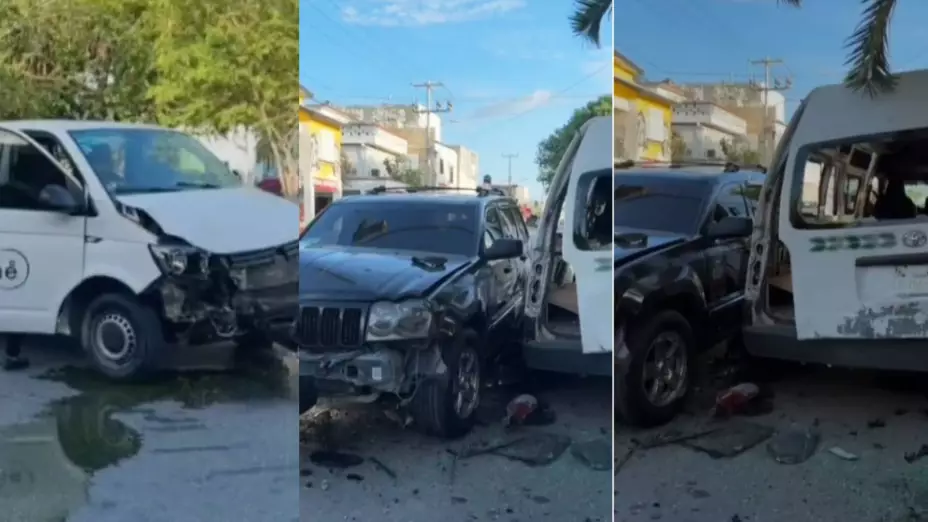 Varios heridos deja FUERTE accidente en la Supermanzana 73 en Cancún