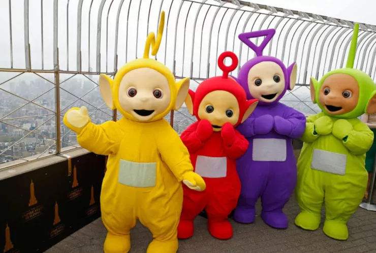 Teletubbies niña sol cómo luce