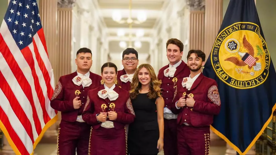 Música mexicana, mariachis de Harvard conquistan la Casa Blanca