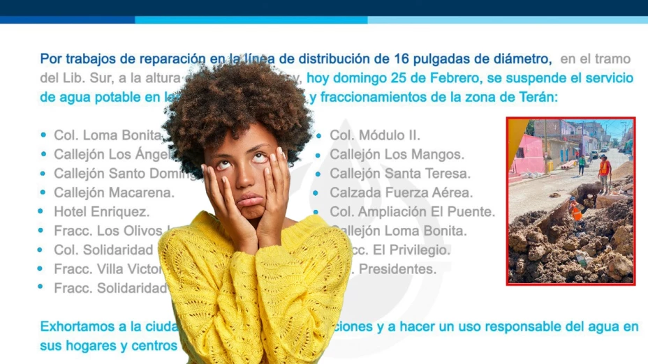 Colonias sin agua en Tuxtla