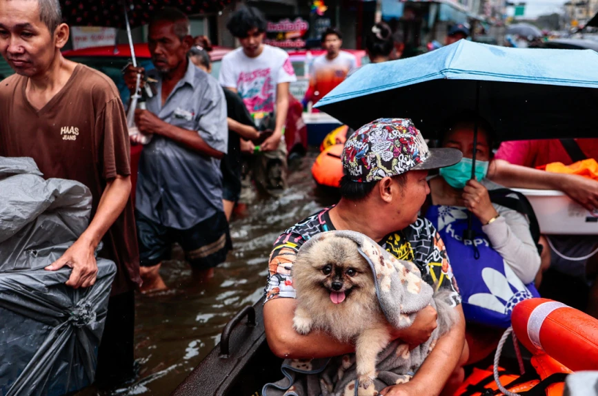 Inundaciones en Bangkok