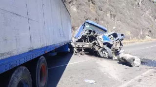 Choque en la autopista Puebla-Orizaba hoy 15 de noviembre de 2025