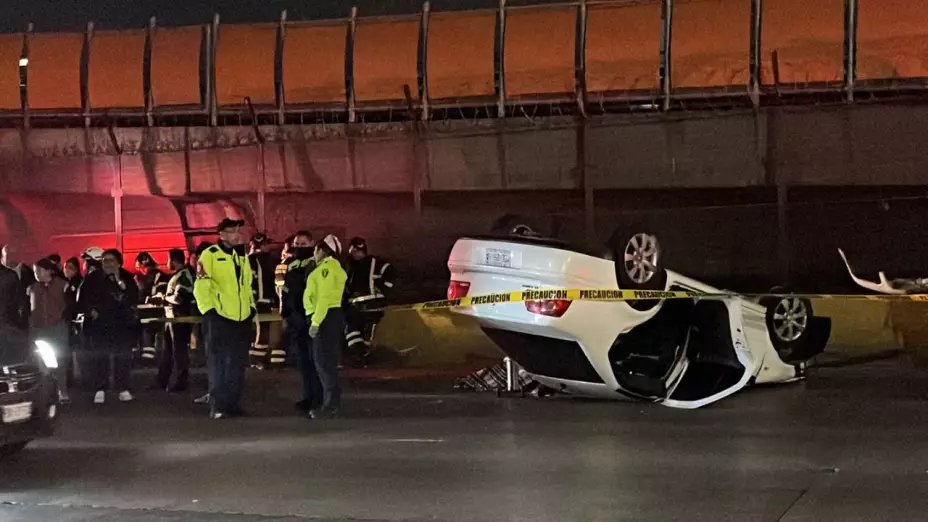 CDMX: Accidente en Circuito Interior deja un muerto cerca del AICM