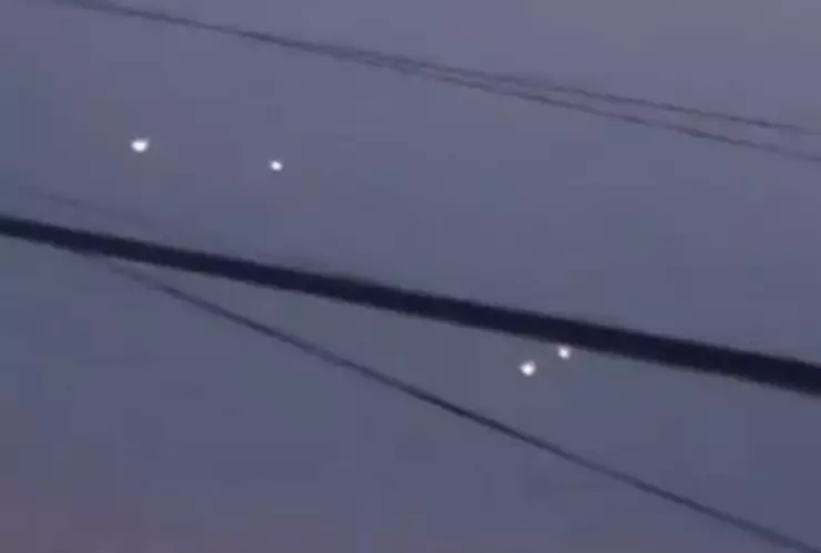 Flota de Ovnis es captada volando en el cielo de Oaxaca