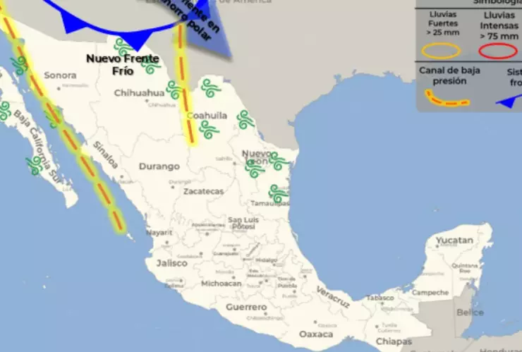clima Mexico 10 de noviembre