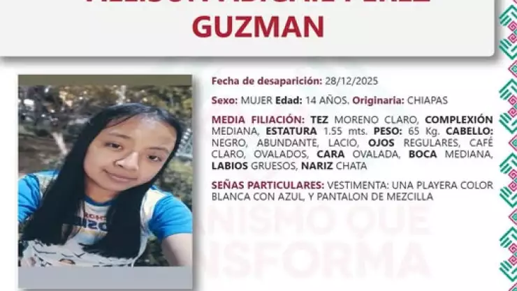 Allison Abigail desaparecida Terán