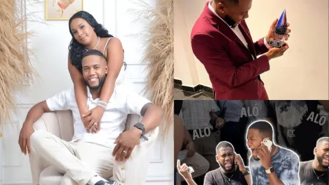 Doelmi Cabrera y su esposa