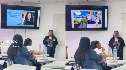 Exponen a estudiante en clase