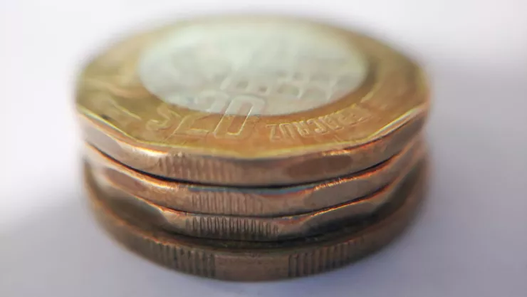 Moneda de 20 pesos valiosa