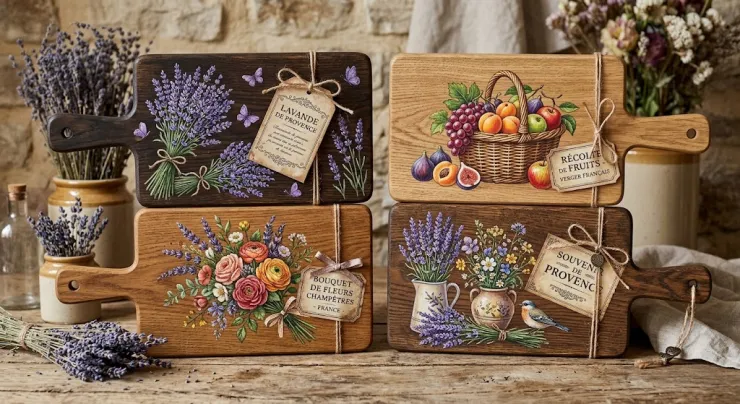 Decoupage madera para decorar cocina