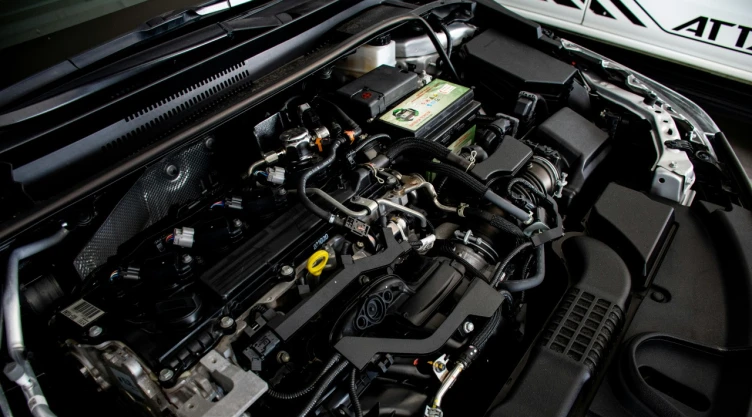 Foto de interior de motor de auto.