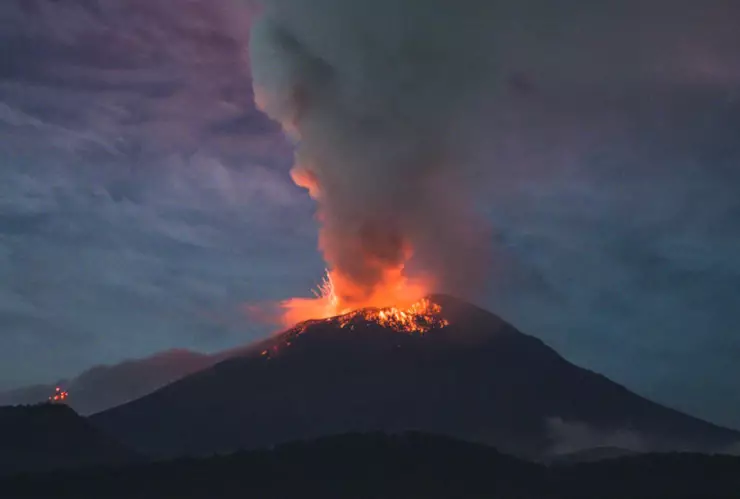 volcán Popocatépetl