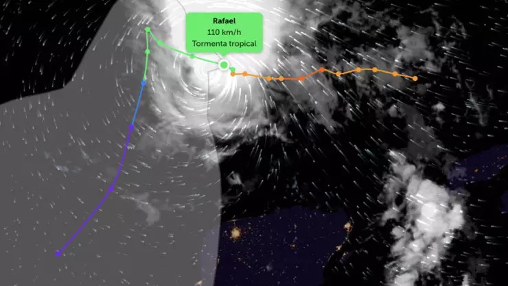 ACTUALIZACIÓN: Huracán Rafael se degrada a Tormenta Tropical HOY 8 de noviembre