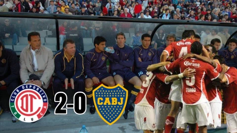 El día que Toluca le dio una clase de futbol al Boca de Miguel Russo y Juan Román Riquelme