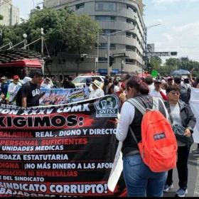 A qué hora inicia la megamarcha del IMSS 13 de octubre