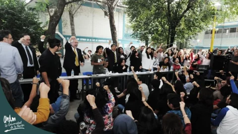 Rector de la UNAM acude al CCH Azcapotzalco