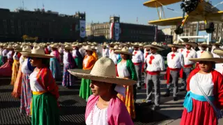 El Desfile Cívico-Militar en la CDMX por el 115 aniversario de la Revolución Mexicana