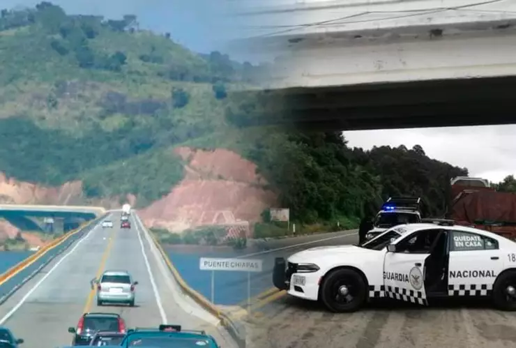 Asalto masivo puente Chiapas