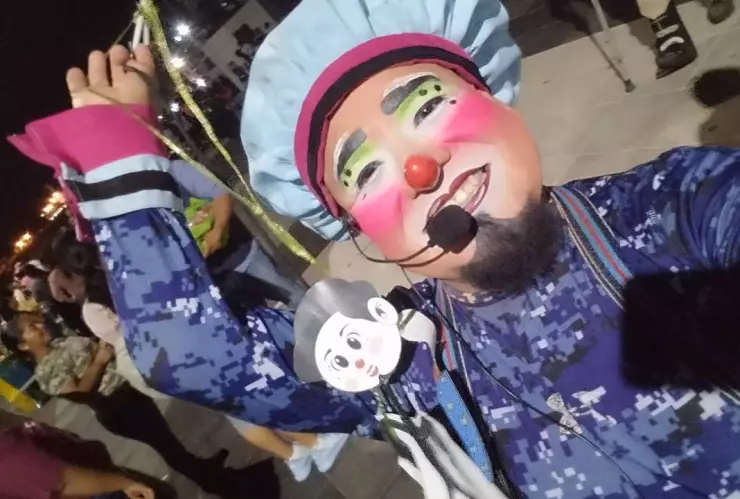 Robo payaso Tuntun en Veracruz