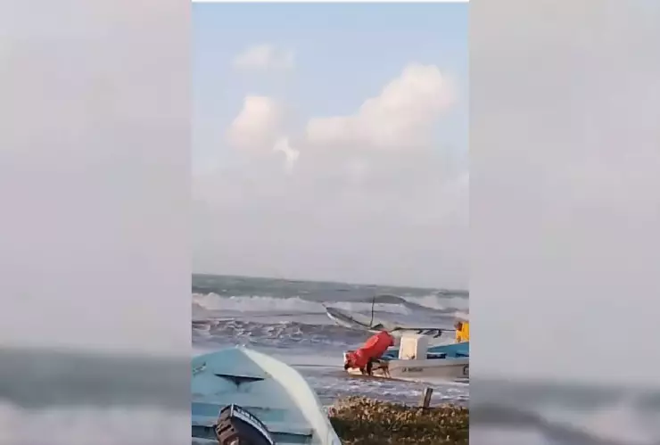 VIDEO_ Reportan potentes vientos en Las Coloradas