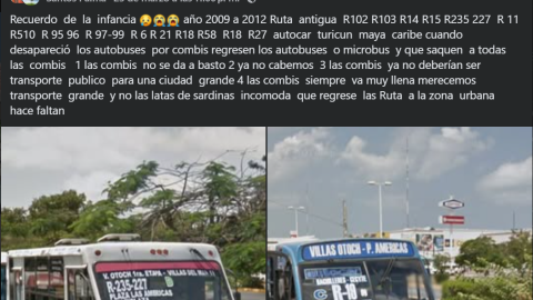 ¿Te acuerdas? Internautas recuerdan rutas de autobús ‘desaparecidas’ en Cancún 1