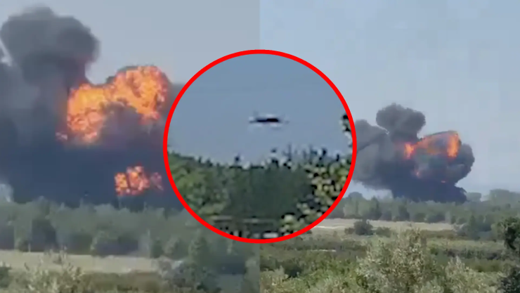 Así fue el momento exacto en que avión se estrella y se prende en llamas: Captan en VIDEO el accidente de una aeronave militar en Turquía