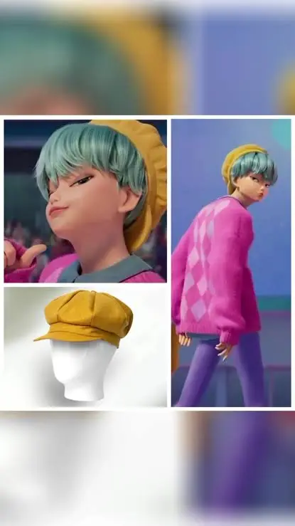 Ideas para hacer un gorrito como Baby Saja de los Saja Boys