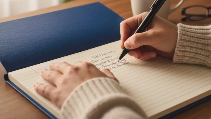 Utiliza este prompt para escribir en tu journal HOY, sábado 8 de noviembre de 2025