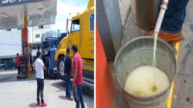 ¿Gasolina con agua? Automovilistas denuncian gasolinería de Tula, Hidalgo.jpg