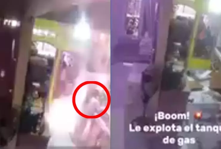 Explosión de tanque de gas en Veracruz