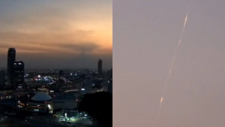 Captan el paso de un extraño objeto luminoso por el cielo de Puebla