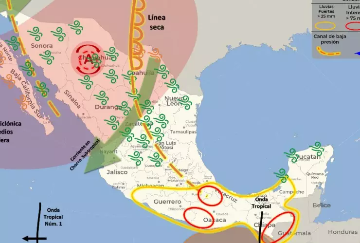clima mexico 10 de junio