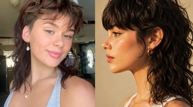 4 cortes mullet para cabello fino y que favorecen rostros redondos