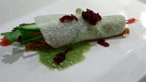 tacos de flor de jamaica