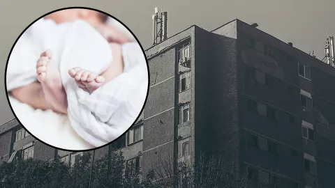 niña arroja bebé recién nacida Rusia