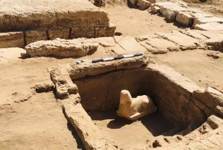 ¡Es magnífica! Encuentran una antigua y extraña esfinge en Egipto