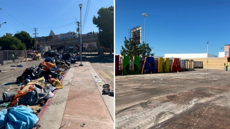 mexico campamento migrante frontera eu