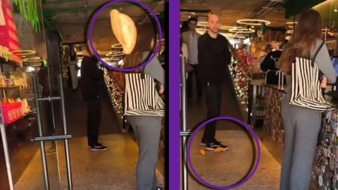 VIDEO_ ¡No perdonan! Hombre le avienta bolillos a panadería de Richard Hart, chef británico que criticó el pan mexicano.webp