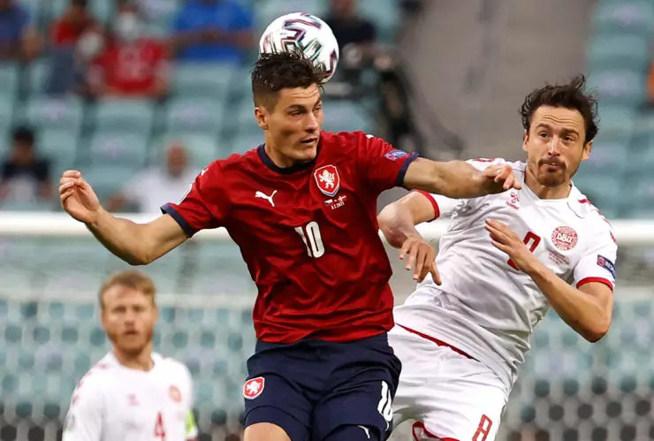 Patrik Schick ante Dinamarca