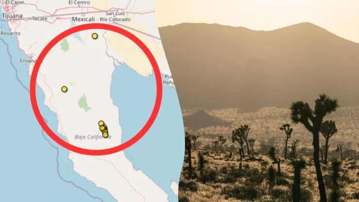 Ocho sismos registrados en las últimas 24 horas en Baja California, cerca de la Falla de San Andrés y otras fallas activas