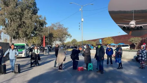 Aeropuerto de Tijuana transporte gratis hoy lunes 10 de marzo de 2025 ¿Dónde tomarlo por bloqueo?