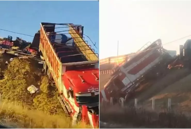 Circuito Exterior Mexiquense choque camiones muertos direccion queretaro que pasó