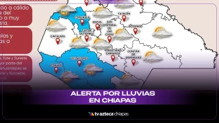 Alerta por lluvias en Chiapas hoy 4 de diciembre 2025