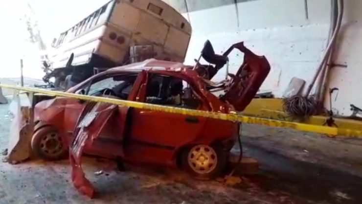 choque sobre la Mazatlán Durango