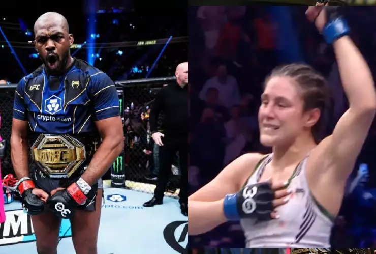 Jon Jones y la mexicana Alexa Grasso Campeones de UFC