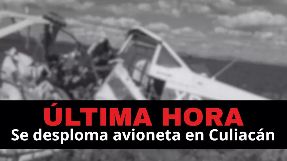 Se desploma avioneta
