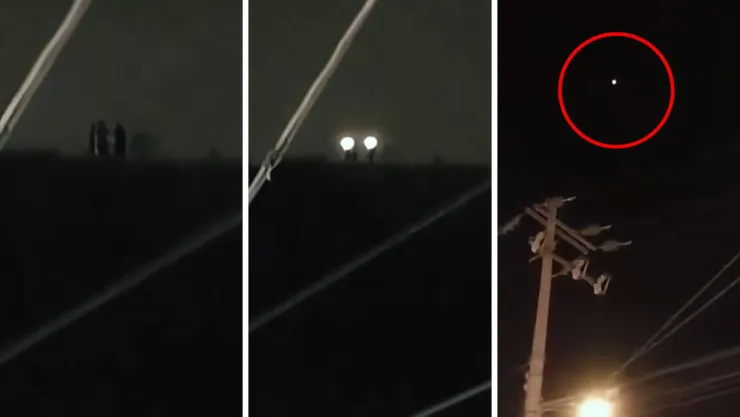 Captan brujas transformándose en bolas de fuego en Cerro de las Tres Cruces
